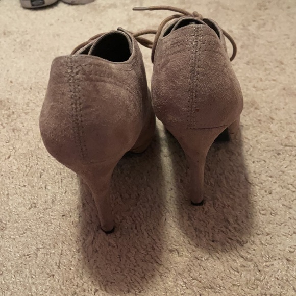 Suede Heeled Booties - Picture 2 of 5
